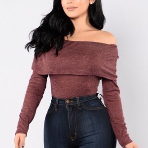 Over It Bodysuit Fashion Nova- New with tags! 💕